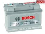 Bosch S5 Silver 12V 74Ah 750A Jobb+ akkumulátor
