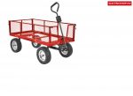   Hecht 53350 utánfutó szállító kocsi fűnyíró traktorhoz 180 liter max: 250kg HECHT53350