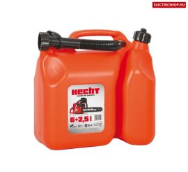 Hecht K00085 kombi üzemanyag kanna 6 l + 2,5 l  6 liter benzin + 2,5 liter olajtartály