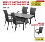 Hecht Rattan Set 4 kerti bútor