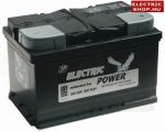 Electric Power 12V 66Ah Jobb+ akkumulátor