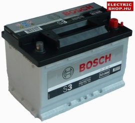 Bosch S3 12V 70Ah Jobb+ akkumulátor