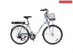   HECHT PRIME WHITE akkumulátoros kerékpár, elektromos kerékpár 